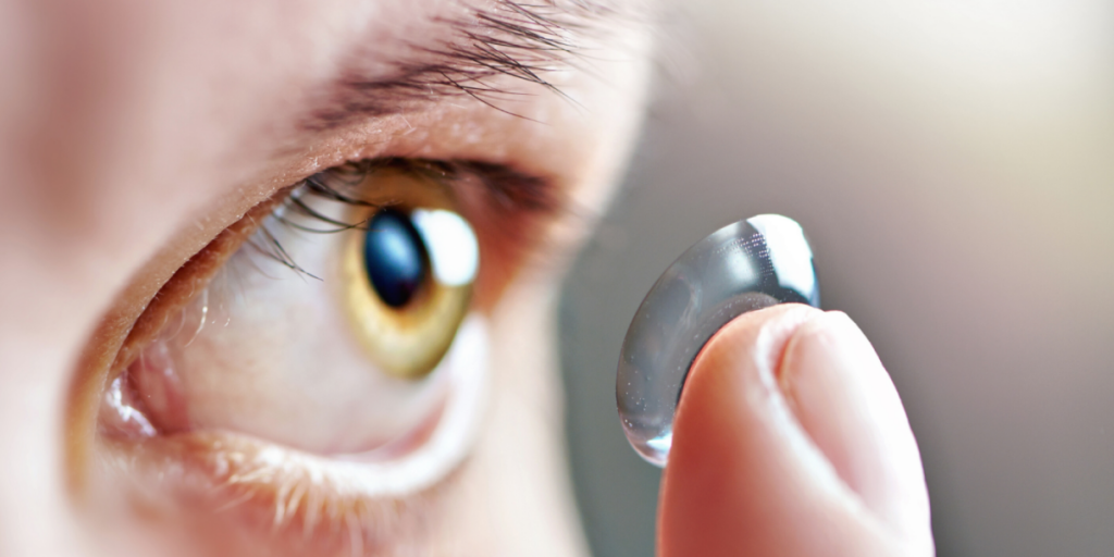 How should I take care of my contact lenses?